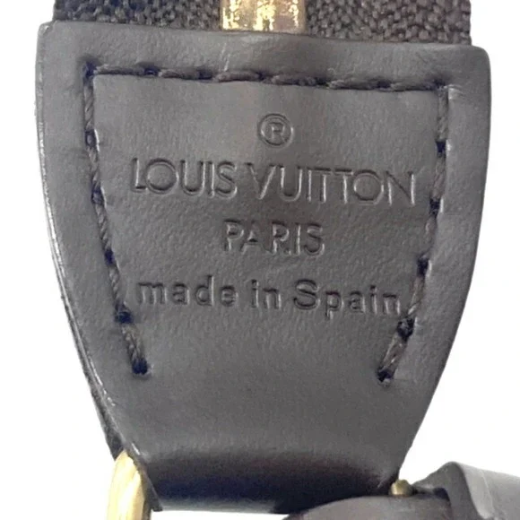 LOUIS VUITTON Authentic Brown Damier Pochette Bag - Picture 12 of 13